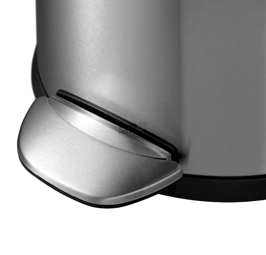 Cubo con Pedal 3L Acero Inoxidable Mate EKO LUNA